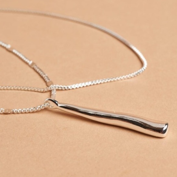Jenny Bird Jewelry - Jenny Bird necklace sterling silver drop layered